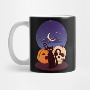 Witch's Black Cat Mug